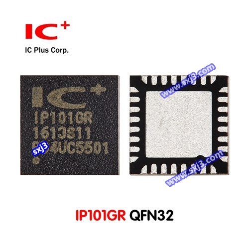 九旸电子 IC+ 芯片 IP101GR QFN32 100兆网络芯片 ICPlus 芯片